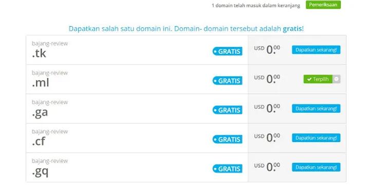 Tips dan Trik Mendapatkan Domain Gratis Selama 1 Tahun: 100% Bisa
